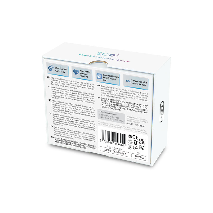 KIIROO - SPOT KISS ME U-FÖRMIGER VIBRATOR ROSA