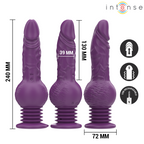 INTENSE - TATUM MULTIFUNKTIONSVIBRATOR MIT AUF- UND ABVIBRATION 24 CM LILA