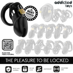 ADDICTED TOYS LOCKED - OBSIDIAN HOLD PENISKÄFIG GRÖSSE M