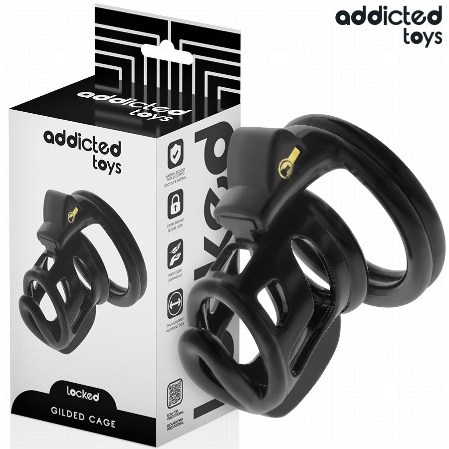 ADDICTED TOYS LOCKED - GILDEN CAGE PENISKÄFIG 8,5 CM