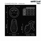 ADDICTED TOYS LOCKED - ANGEKETTETER HOHLPENISKÄFIG 10,5 CM