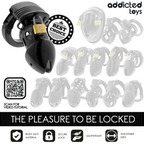 ADDICTED TOYS LOCKED - CHASTITY DEPTHS PENISKÄFIG 7,5 CM
