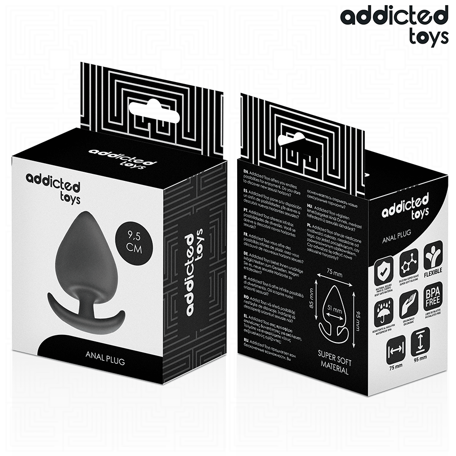 ADDICTED TOYS - ANALPLUG GRÖSSE XL 9.5 CM