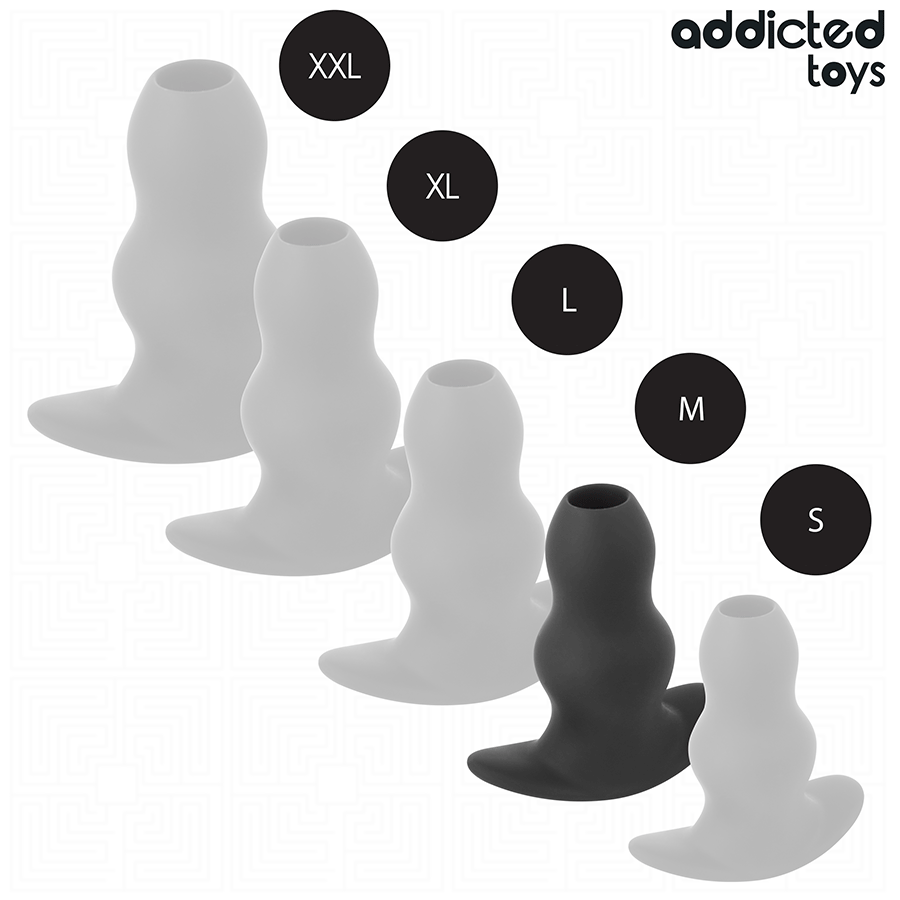 ADDICTED TOYS - HOHL ANAL PLUG GRÖSSE M 9,6 CM