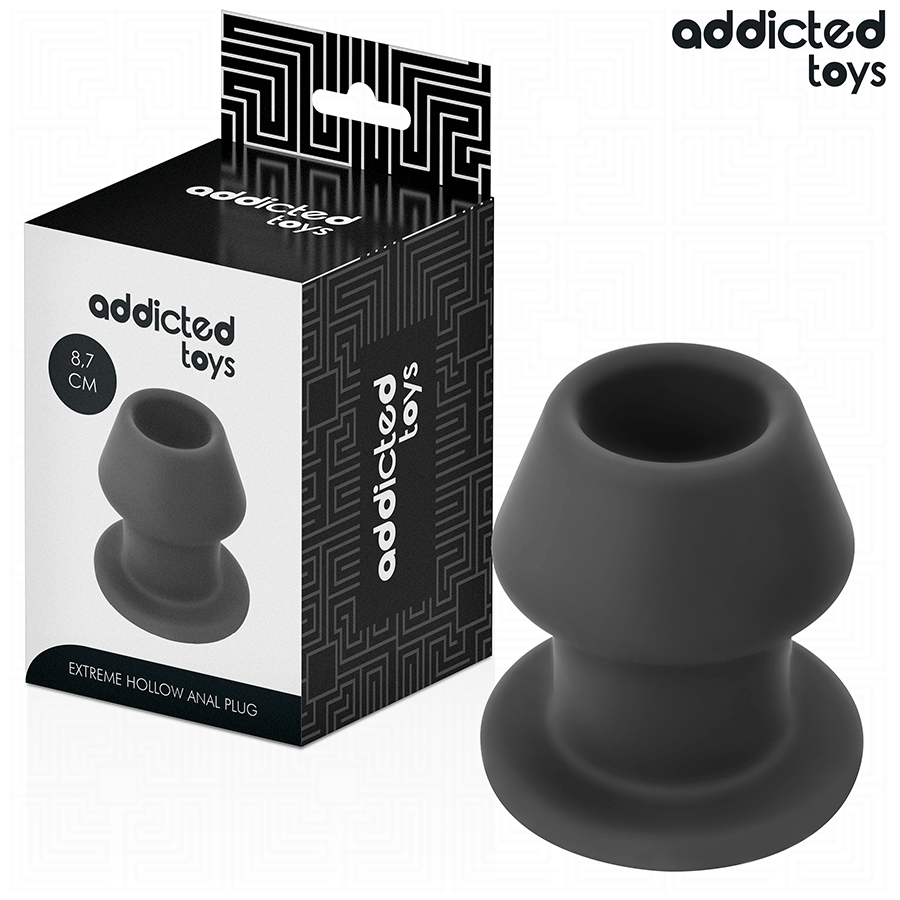 ADDICTED TOYS - EXTREM HOHL ANAL PLUG GRÖSSE M 8,7 CM