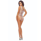 PASSION - BS114 WEISSER GITTER-BODYSTOCKING