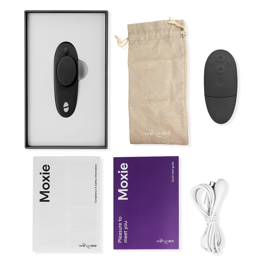 WE-VIBE - MOXIE + SCHWARZER KLITORALVIBRATOR