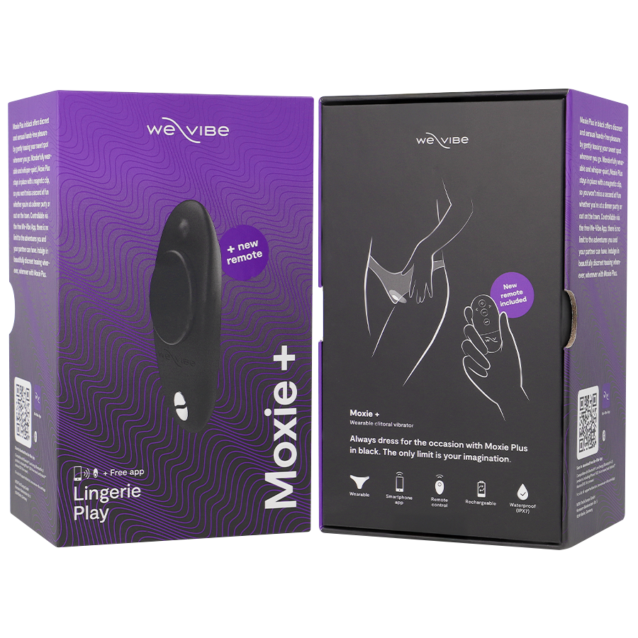WE-VIBE - MOXIE + SCHWARZER KLITORALVIBRATOR