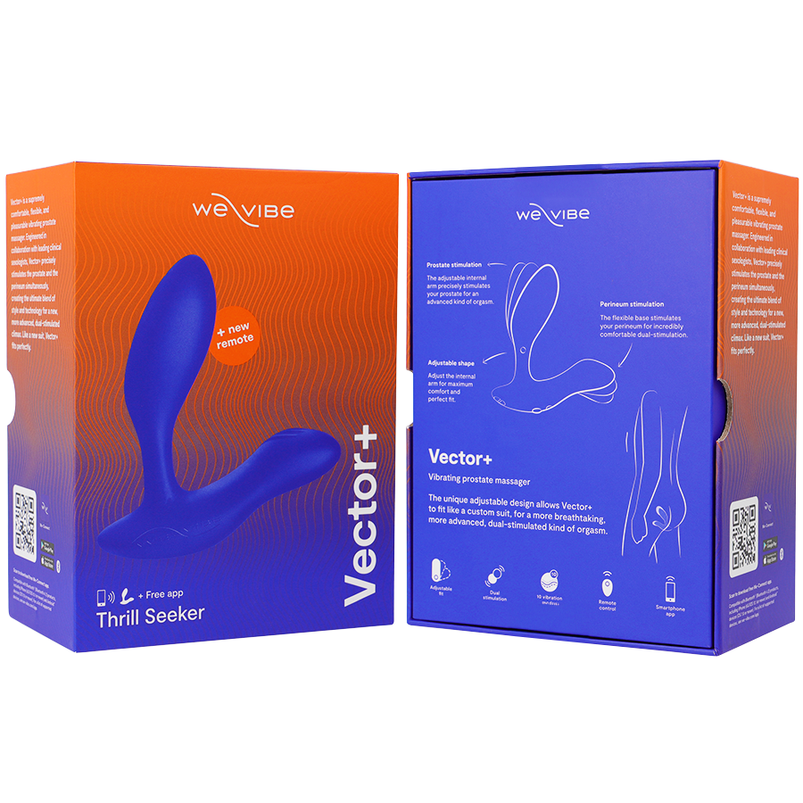 WE-VIBE - VECTOR+ BLAUES PROSTATAMASSAGER