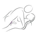 ROCKS-OFF - TWIST SCHWARZER SILIKON-MASTURBATORRING