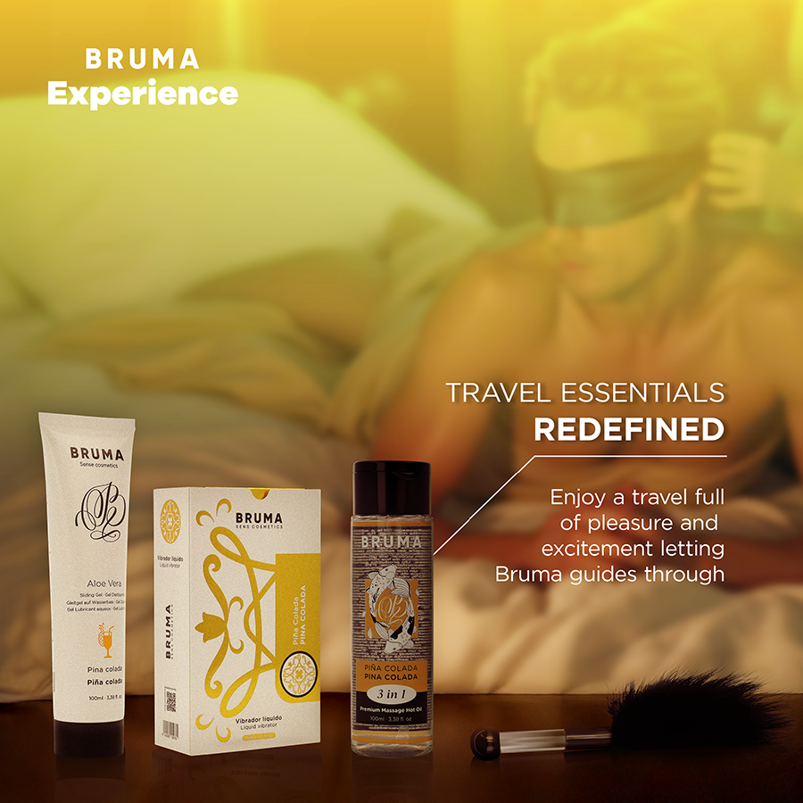 BRUMA XPERIENCE – VIBRO-ORGASMIC PINA COLADA SWEET TEMPTATION KIT