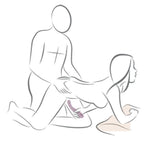 ROCKS-OFF - GEMINI DUAL VIBRATOR G-SPOT KLITORIS STIMULATOR LILA