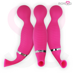 MORESSA - KIRK DUO SUCTION + MULTI-PERFORMANCE MASSAGER PREMIUM SILIKON WIEDERAUFLADBAR