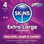 SKINS - EXTRA GROSSE PREMIUM-KONDOME PACKUNG 4