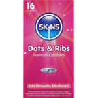 SKINS - DOTS & RIBS PREMIUM-KONDOME PACKUNG 16
