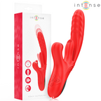 INTENSE - ROSALIA MULTIFUNKTIONSVIBRATOR 3 IN 1 ROT
