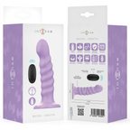 INTENSE - BRENDA VIBRATOR GRÖSSE M SPIRALENDESIGN 10 VIBRATIONEN LILA FERNBEDIENUNG