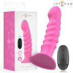 INTENSE - CINDY VIBRATOR GRÖSSE L SPIRALENDESIGN 10 VIBRATIONEN ROSA FERNBEDIENUNG