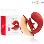 INTENSE - MARIAH VIBRATOR & STIMULATOR IN U-FORM 10 VIBRATIONEN ROT