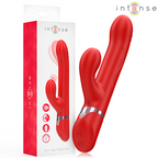 INTENSE - LELE MULTIFUNKTIONSVIBRATOR ROTIEREND & OSZILLATION & STIMULATION ROT