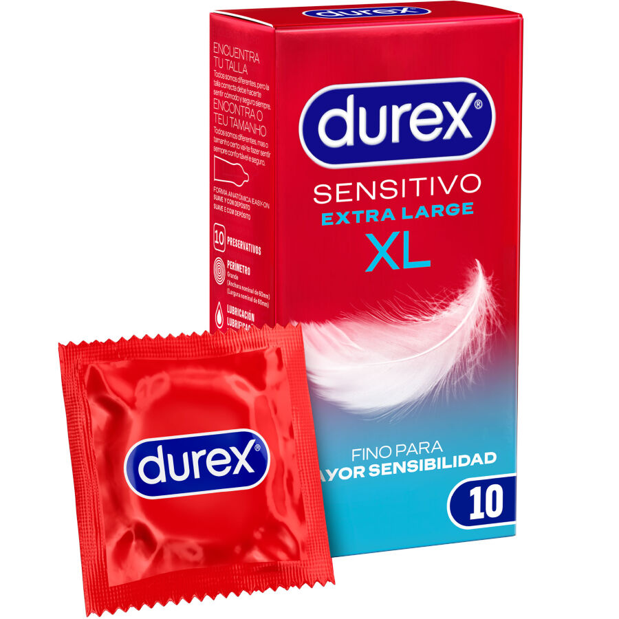 DUREX - SENSITIVE XL-KONDOME 10 EINHEITEN
