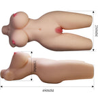 CRAZY BULL - TIFFANY REALISTISCHER WEIBLICHER TORSO VAGINA UND ANAL 5,5 KG