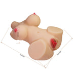 CRAZY BULL - EMMA REALISTISCHER WEIBLICHER TORSO VAGINA UND ANAL 4,8 KG