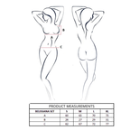 PASSION - BELISSANA BH + STRING SET BLAU S/M