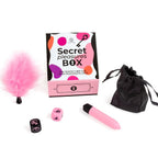 SECRET PLAY - VERGNÜGUNGSBOX FÜR PAARE: WÜRFEL + VIBRATIONSKUGEL + FEDERSTIFT