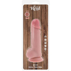 GET REAL - DELUXE REALISTIC PENIS WITH TESTICLES EXTRA THICK 28 CM
