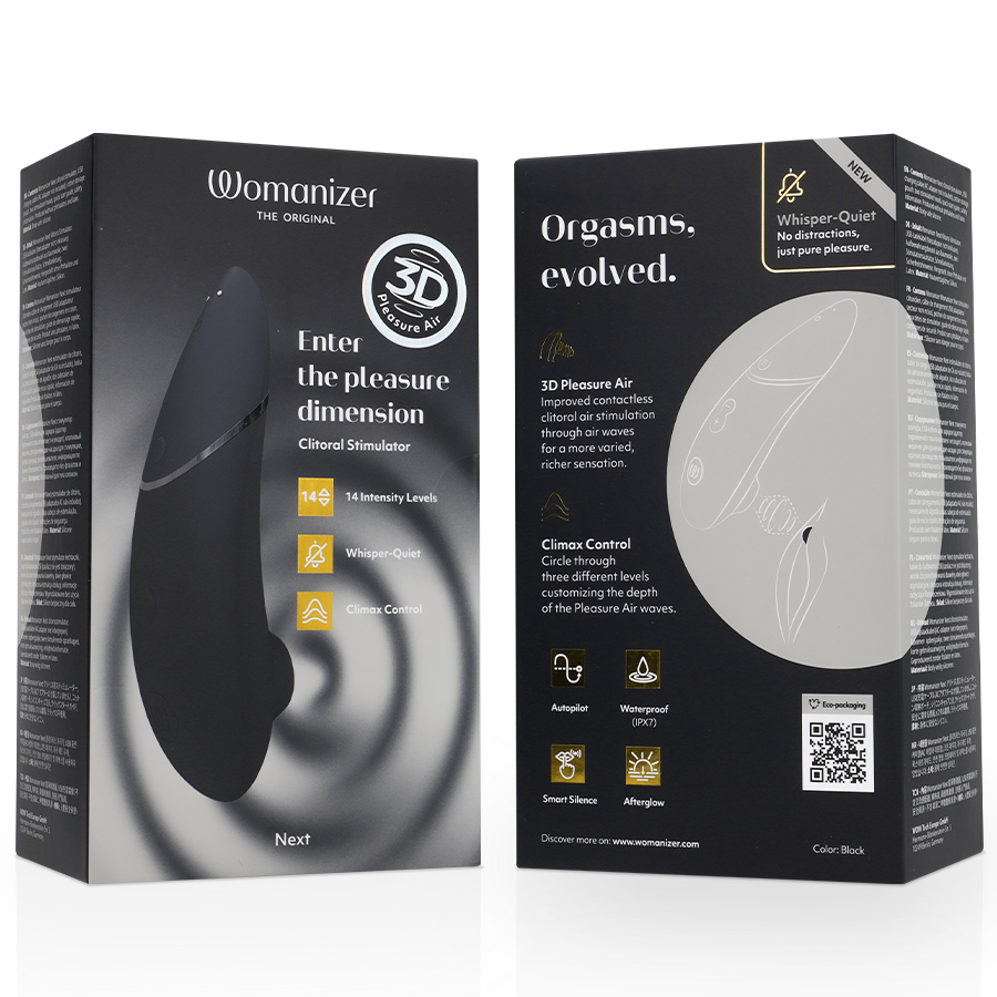 WOMANIZER - NÄCHSTER KLITORISSTIMULATOR SCHWARZ