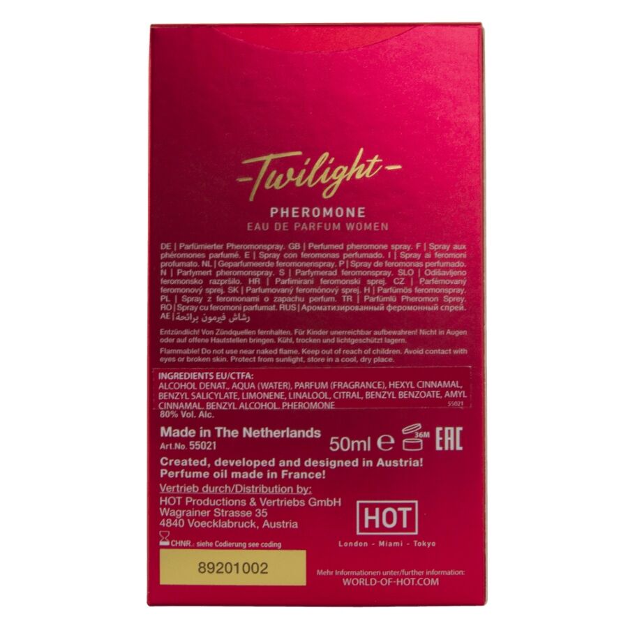 HOT - TWILIGHT PHEROMON PARFUM FÜR DAMEN 50 ML