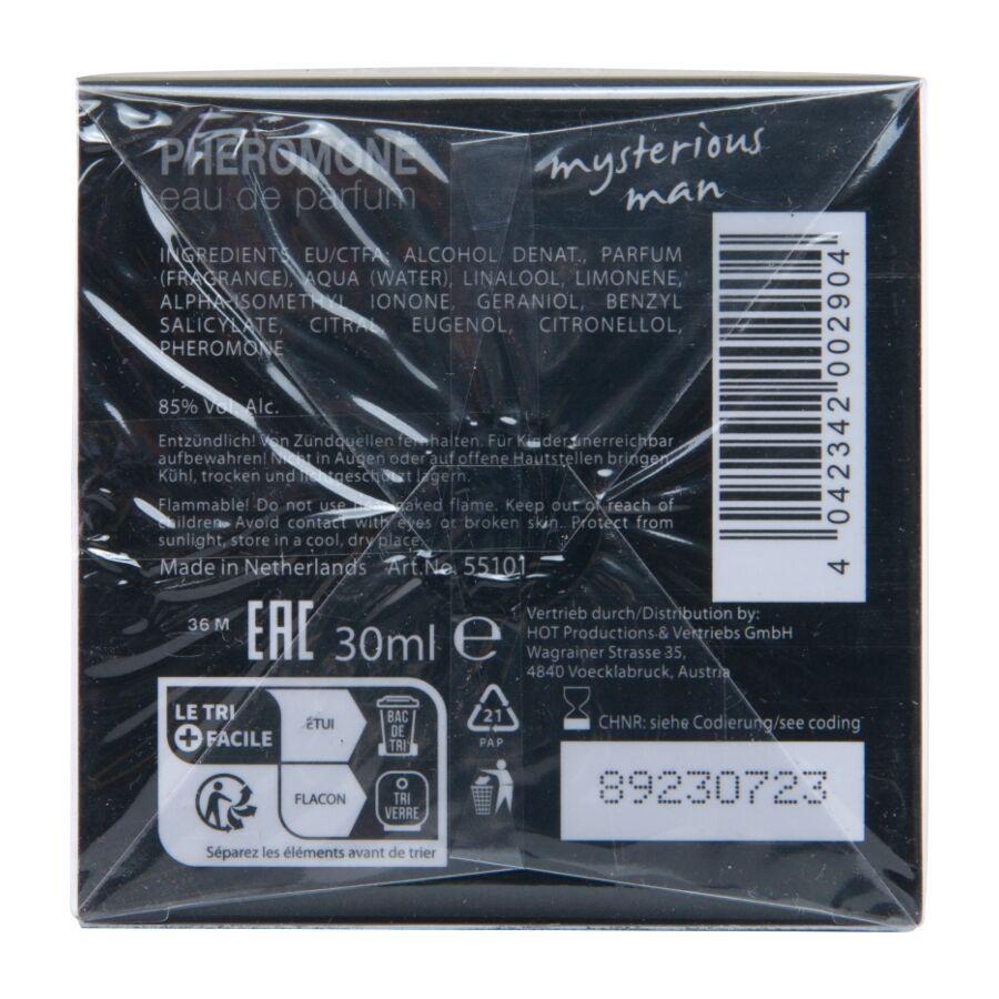 HOT - PHEROMONPARFUM LONDON MYSTERIOUS MAN 30 ML