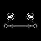 FETISH SUBMISSIVE - HUNDEGESCHIRR MIT NOPRENE-FUTTER