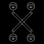 FETISH SUBMISSIVE - HANDSCHELLENVERBINDUNG AUS VEGANEM LEDER