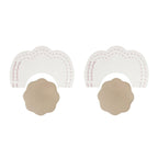 BYE-BRA - BRUSTVERBESSERUNG + SEIDEN NIPPEL ABDECKUNG CUP D/F