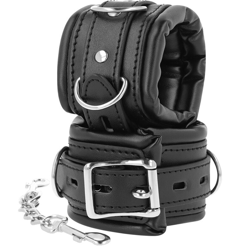 DARKNESS - GEPOLSTERTE BDSM-HANDSCHELLEN