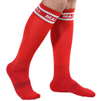 MACHO - LANGE SOCKEN EINE GRÖSSE ROT